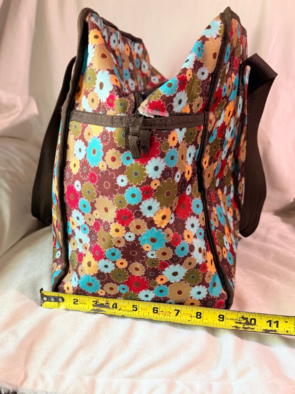 Thirty One Large Insulated Floral Canvas Tote - Picture 11 of 11